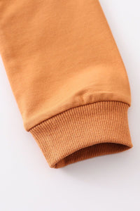 Brown sweatshirt & pants set