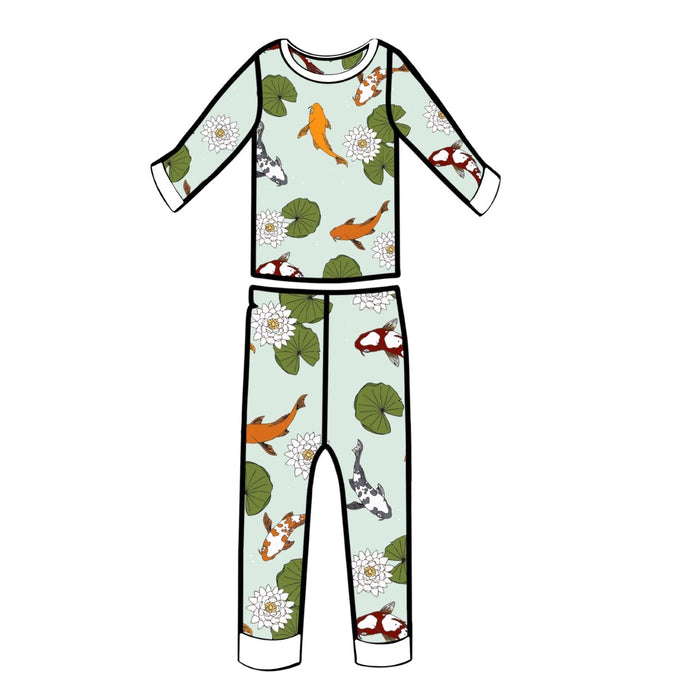Koi Pond Bamboo Two- Piece Pajamas