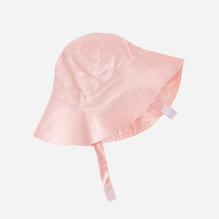 Wide-Brim Sun Hat, Baby Pink