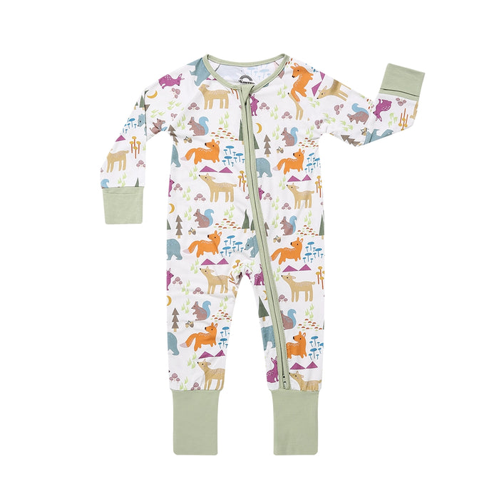 Forest and Friends Bamboo Sleeper and/or Romper