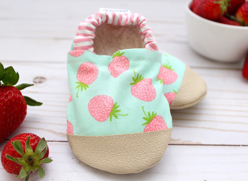 Strawberries Baby Shoes