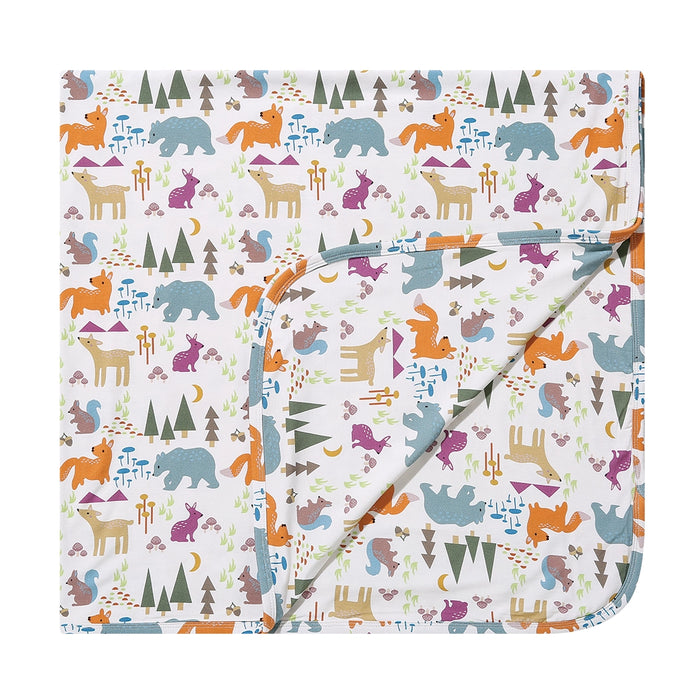 Forest Friends Bamboo Blanket