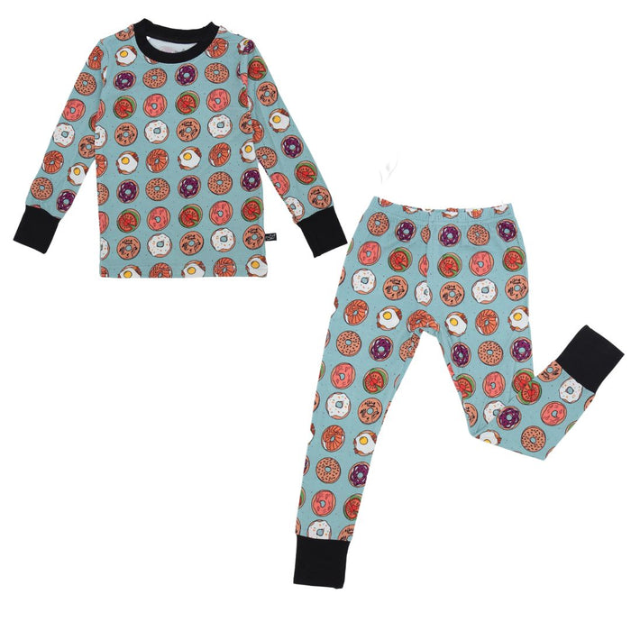 Bagels Bamboo Two Piece PJs