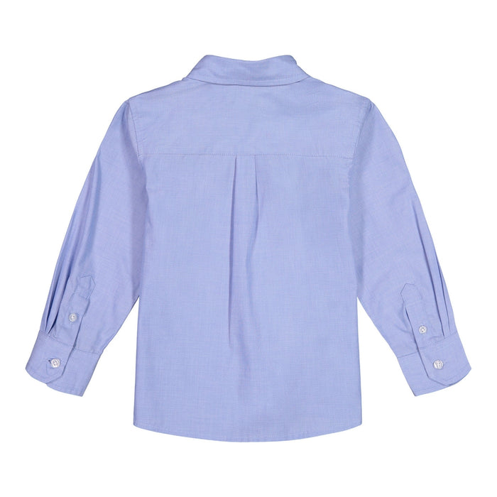 Blue Chambray Button-Down Shirt
