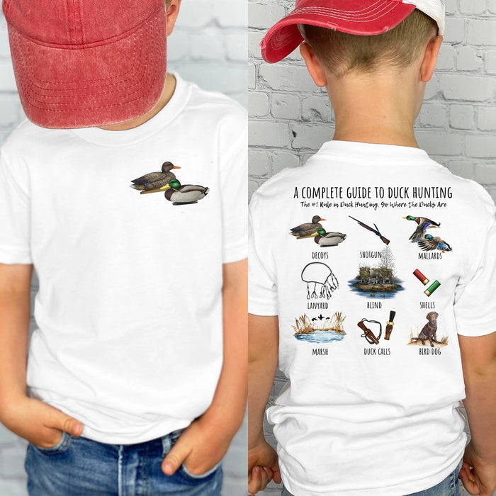 Complete Guide To Duck Hunting Kids Tee