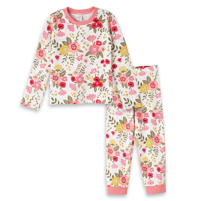 Girl's Floral Garden Bamboo Pajama Set