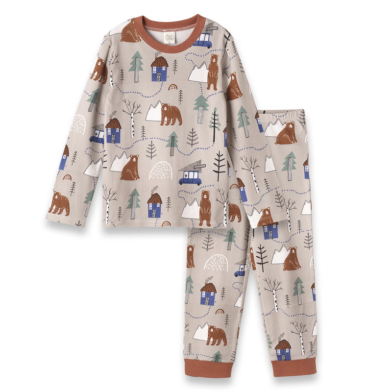 Boy's Into the Wild Bamboo Pajama Set
