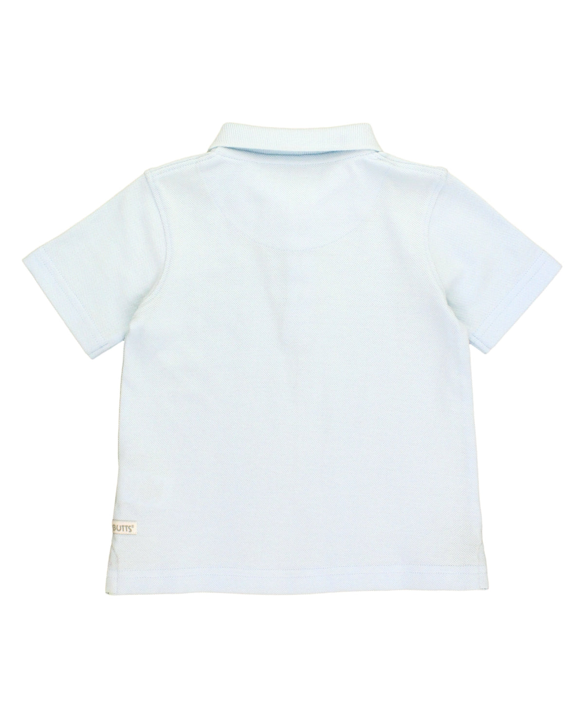 Light Blue Pique Short Sleeve Polo Shirt