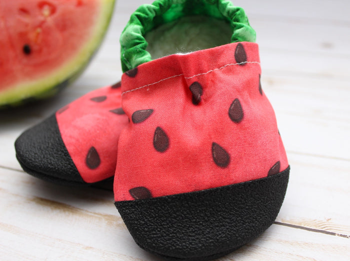 Watermelon Baby Shoes