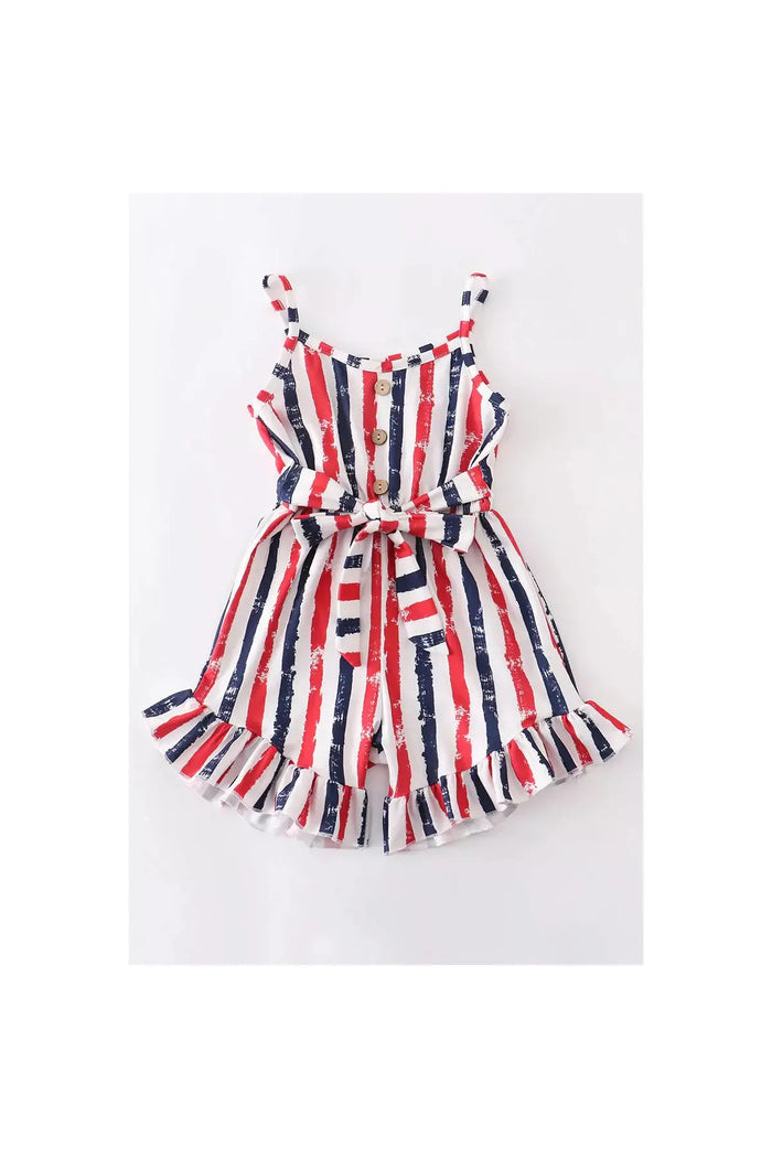 Girls 4th of July Jumpsuit
