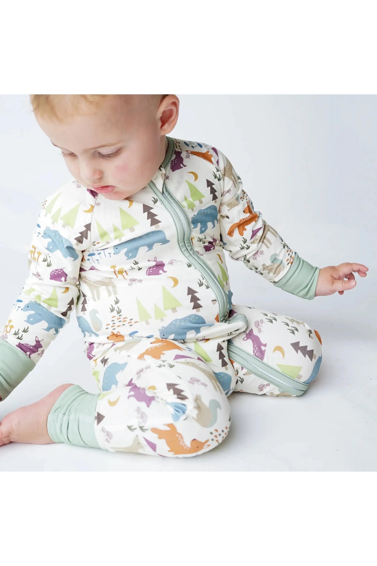 Forest and Friends Bamboo Sleeper and/or Romper - Doodlebug Kidz