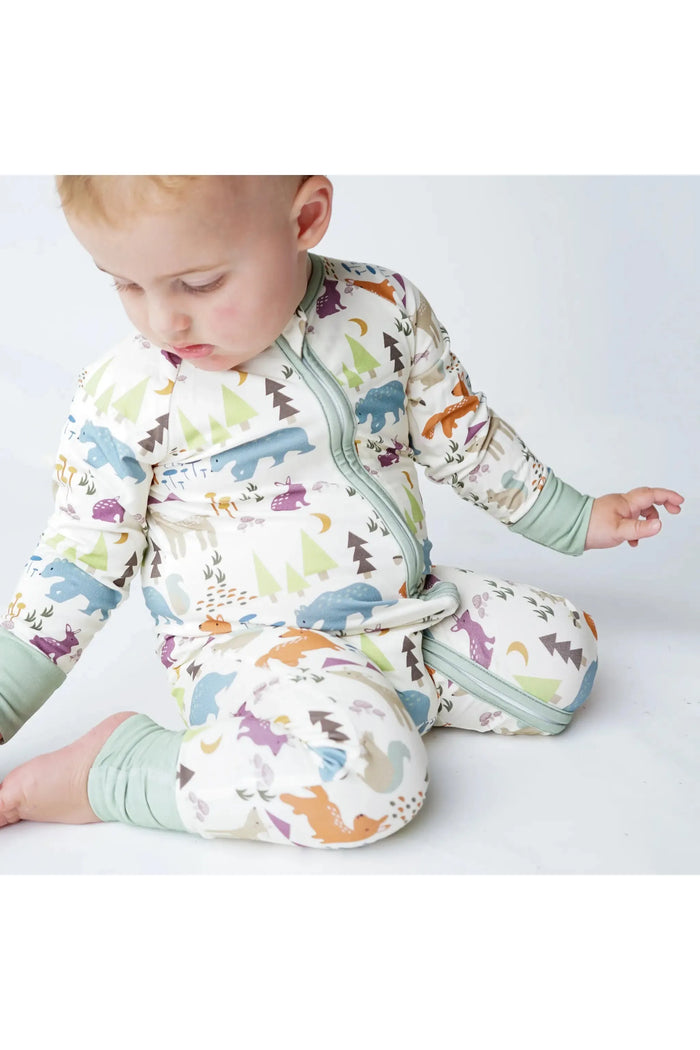 Forest and Friends Bamboo Sleeper and/or Romper - Doodlebug Kidz