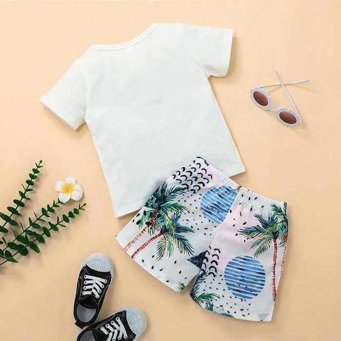 Life is Better at the Beach T shirt and Patterned Shorts - Doodlebug Kidz