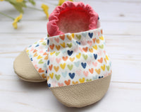 Spring Hearts Baby Shoes - Doodlebug Kidz