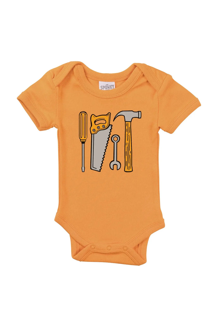 Tools of the Trade Organic Baby Boy Bodysuit - Doodlebug Kidz